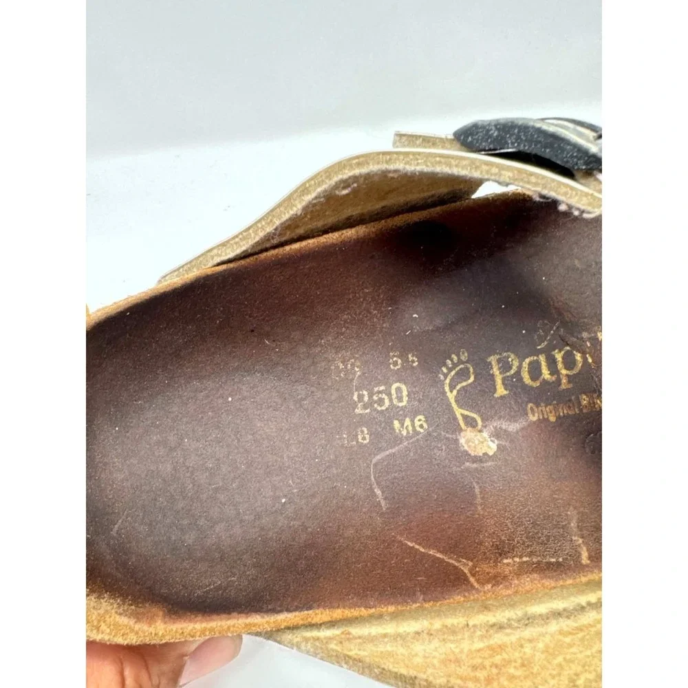 Papillio Birkenstock Gizeh Womens 39 8-8.5 Snake Print Thong Sandals Germany